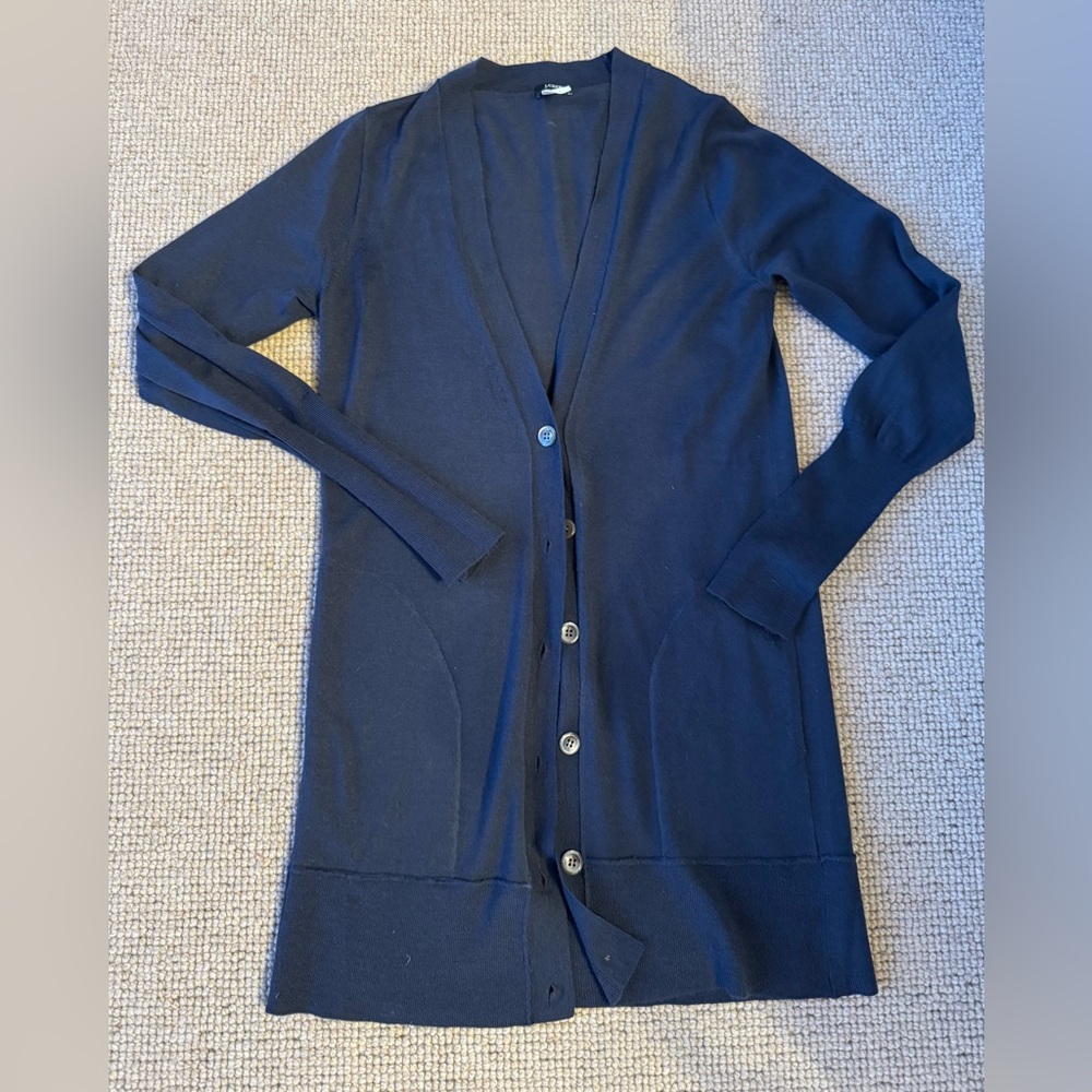 J Crew 100% Wool Forever Cardigan